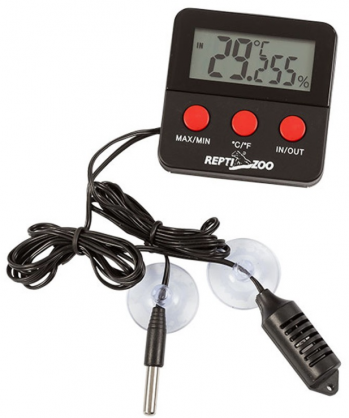 Термогигрометр электронный с двумя датчиками Repti-Zoo SH124