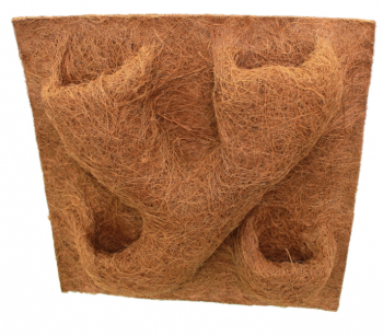 Фон структурированный из кокосового волокна - 40x40 см