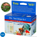 Тест-полоски для аквариумов и прудов Easy-Life 6in1 test strips 50 тестов