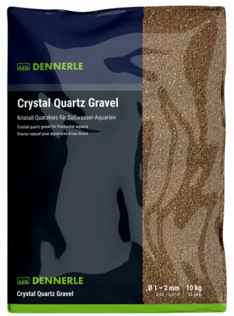 Грунт Dennerle Kristall-Quarz Темно-Коричневый - 10 кг