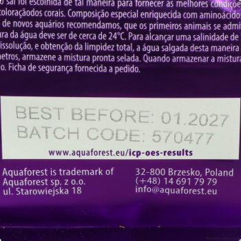 Соль Aquaforest Reef Salt - 10 кг