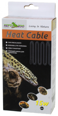 Нагревательный кабель 4м Repti-Zoo Heat Cable 15W