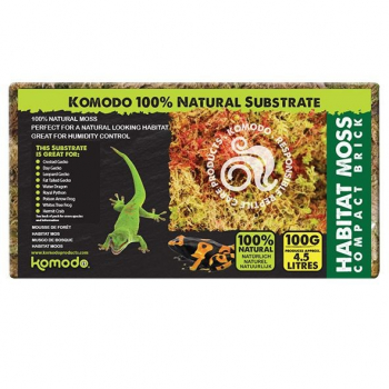 Живий мох Komodo Habitat Moss 100г 4л