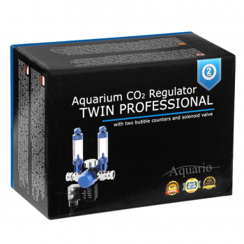Редуктор CO2 Aquario BLUE TWIN Professional с электроклапаном на два выхода