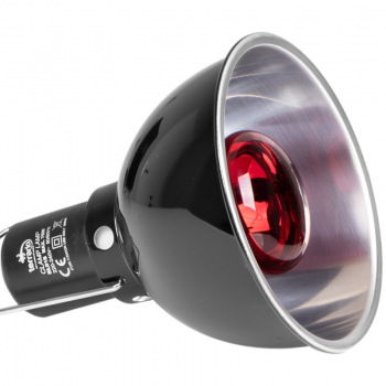 Светильник глубокий рефлекторный Terrario Biosphere Light 75W для локального обогрева террариумов с керамическим патроном E27