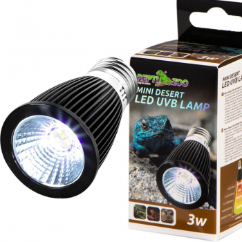 Лампа Repti-Zoo LED UVB 10.0 Desert 3W для пустынного террариума