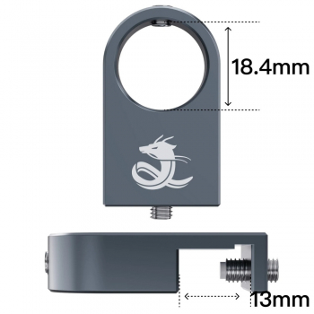 Держатель для трубок 17мм Chihiros Metal Pipe Clamp 17мм