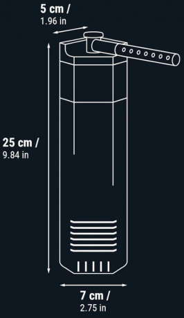 Внутренний фильтр Dennerle Corner Filter 60