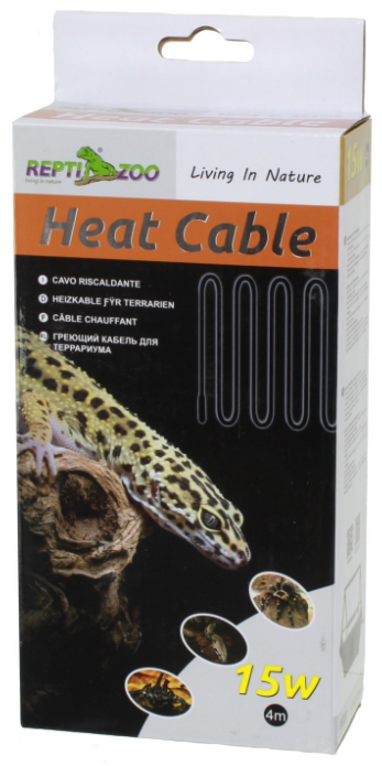 Нагревательный кабель 4м Repti-Zoo Heat Cable 15W - Нагрев